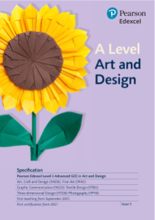 Level 3 Advanced GCE in Art and Design